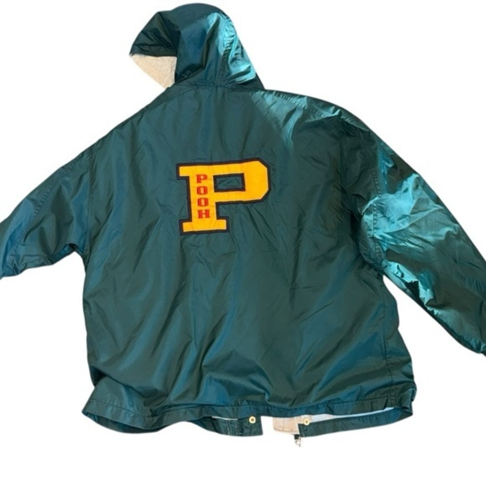 Vintage ▶️ The Disney Store ◀️ Winnie the Pooh Hooded Jacket 90s Men's Green